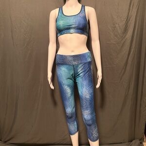 Women's Blue Activewear Set